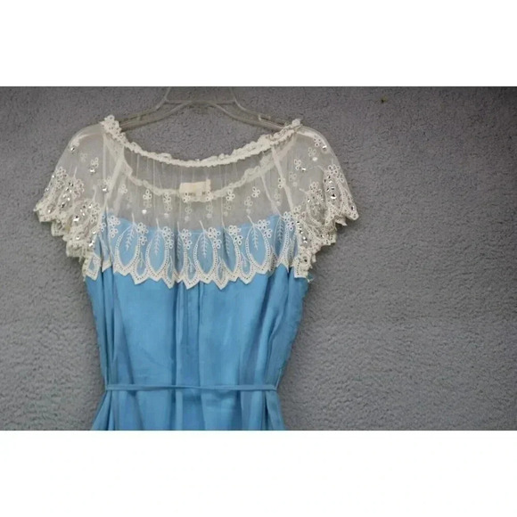 Altar'd State Lace and Beads Chiffon Dress-Size Large - Picture 8 of 8